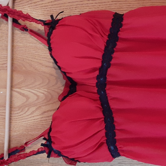 Inter Secrets Red lingerie Size Large - Picture 2 of 4